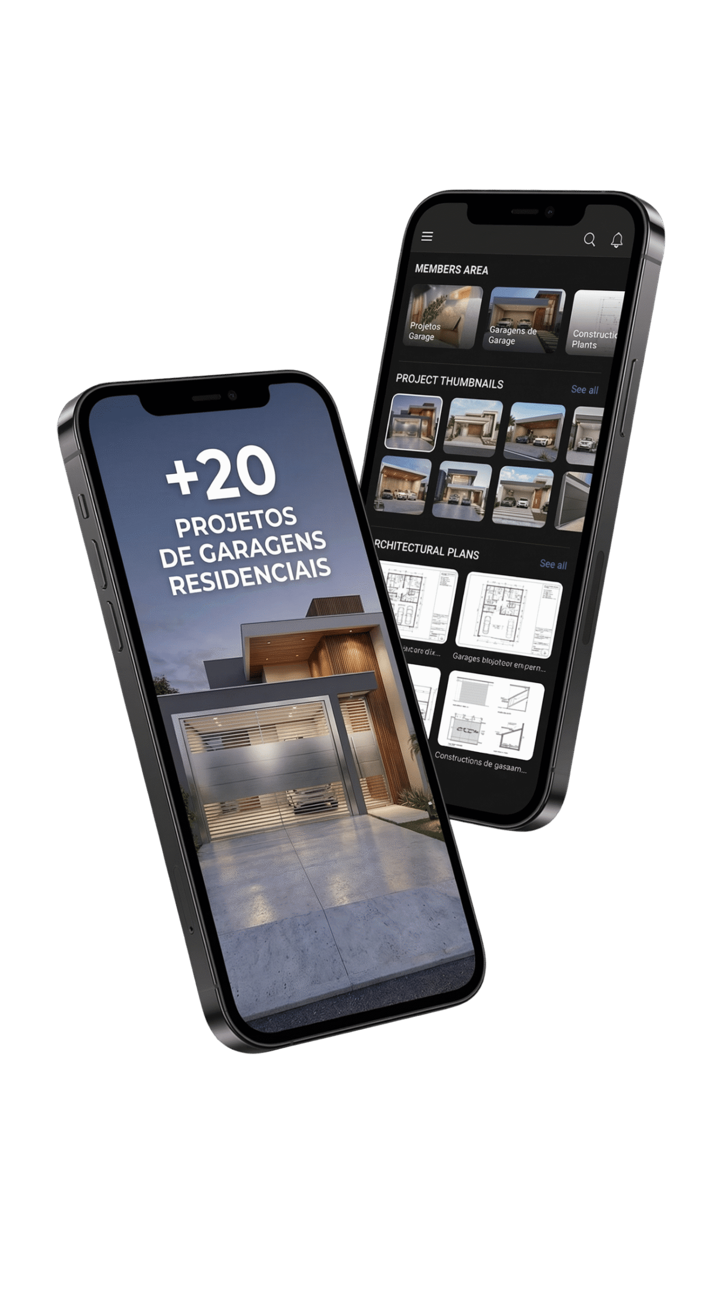 +20 Projetos de Garagens Residenciais