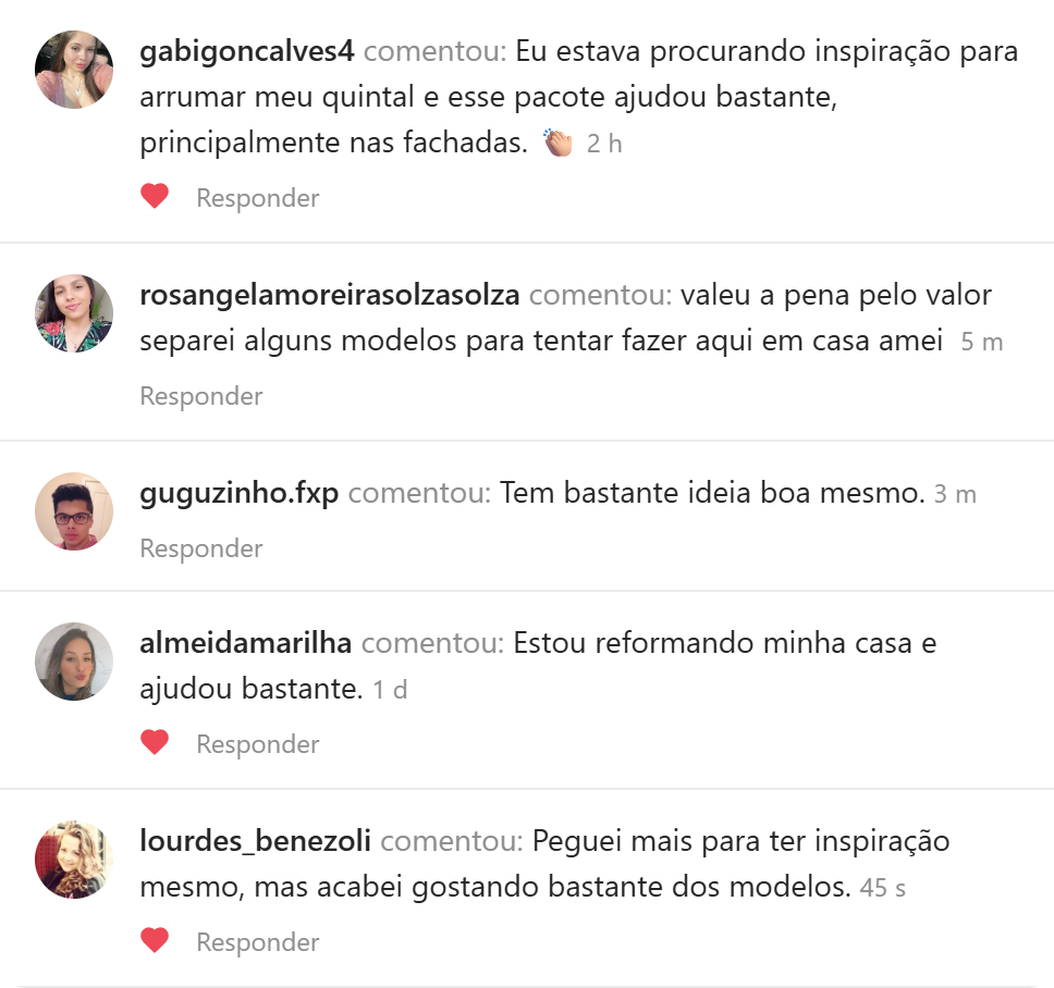Comentários Instagram